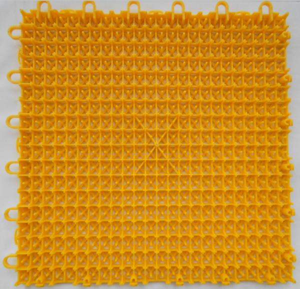 Polypropylene Interlocking Indoor Sports Flooring 304.8×304.8×12.2mm