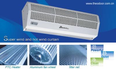 2025 Overdoor Thermal Air Door The Heating Air Curtain Keeping Indoor Comfort Warm Air Conditioning In Winter