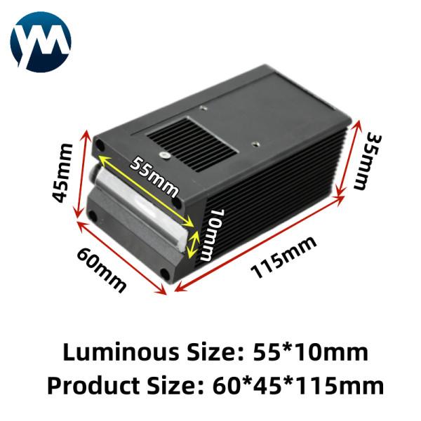 70W UV Curing lamp 365nm flatbed 395nm uv curing lamp for offset printing machine