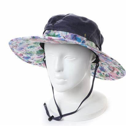Embroidery Double Brims Bucket Hats 100% Cotton Twill Pressing Line Woven Washed Label