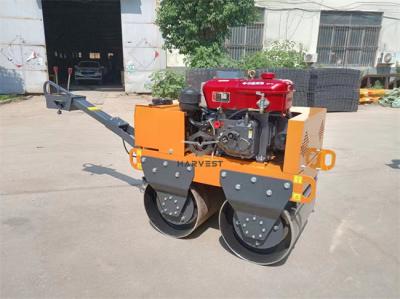 550kg Hydraulic Walk Behind Double Drum Mini vibratory Road Roller