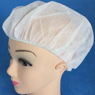 Food Industry Disposable Head Cap , Medical Nurse Cap PP Non woven Materials
