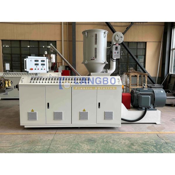 HDPE Pipe Production Line With High Torque Single Screw Extruder