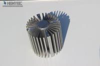 High Power LED Aluminum Heatsink Extrusion Profiles Different Surface Treatment