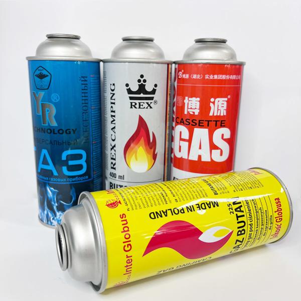 CMYK imprimant la pression éclatée par MPA de la boîte métallique 1,4 de gaz de butane en métal