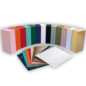 Imán plegable negro envasado 20 X 18 X 8 Caja de papel Caja de cartón de imán plegable