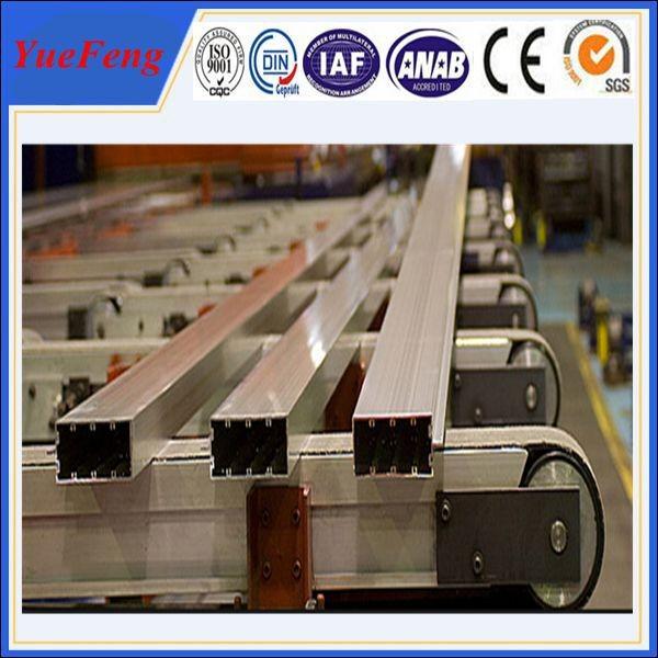 Hot! gold sliver aluminum extrusion for railing, custom aluminium rails price