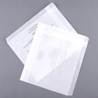 Poche biodégradable transparente rectangulaire de papier d'auto-collant pour l'emballage