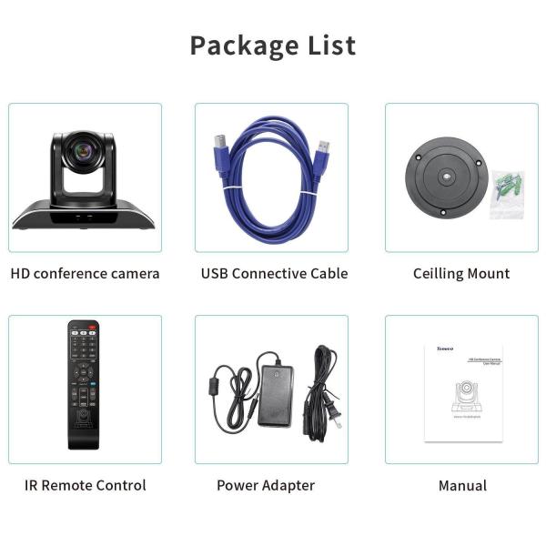 igreja Live Stream Camera 38400BPS-9600BPS Baud Rate de 3G SDI PTZ