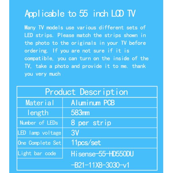 Для Hisense LED55EC520UA LED55EC520US SAMSUNG-2015CHI550-B81-3228 Световой столб