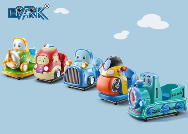 New Square Park Little Blue Train  Small Amusement Equipment Battery Car