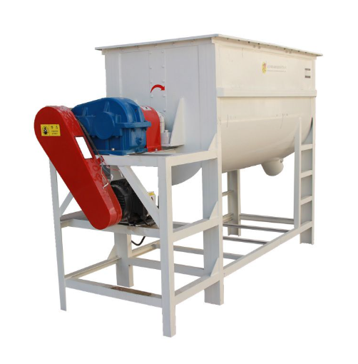 Horizontal Anti-Corrosion Livestock Feed Mixer Low Maintenance Farm Feed