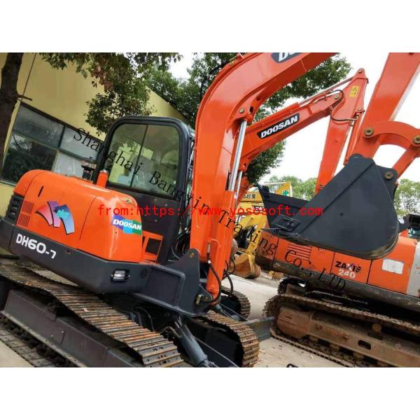 700 working hours used doosan DH55 mini excavator with excellent performance