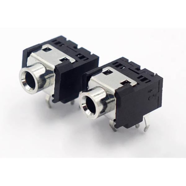 PJ-306 3.5 mm conector de auriculares de cobre de metal color de la cabeza de audio personalizado DIP