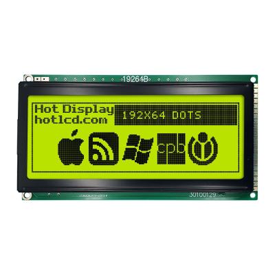 exposição gráfica do módulo de 192X64 KS0108 LCD com luminoso branco HTM19264B