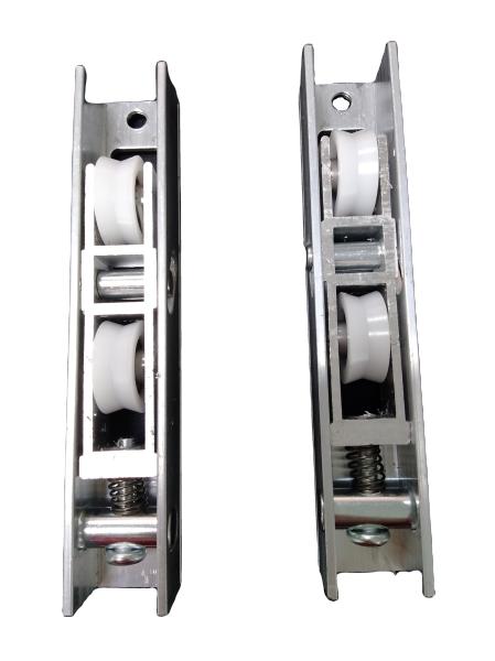 Aluminum Sliding Door Roller Set 256pcs Carton Low Noise 2-Year Warranty