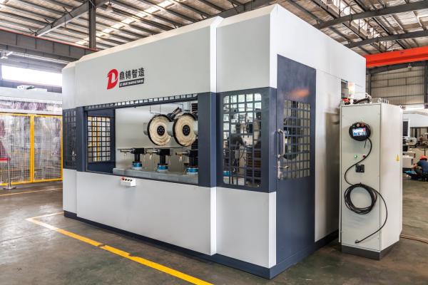 17KW PLC Control Drum Polish Machine For Brass Tap And Stainless Steel Products