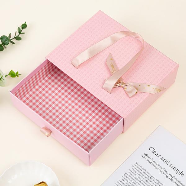 Custom Colorful Rigiding Essential Gift Drawer Small Box Packaging with Logo Recyclable