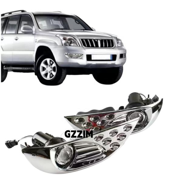 Автомобильный светодиодный лампа тумана Свет тумана для Toyota Prado FJ120 2003-2009