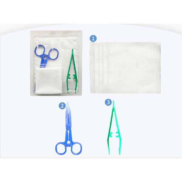 Customized Medical Field Dressing Kit Tray Hospital Sterile Disposable Dressing Kit Suture Removal Kit