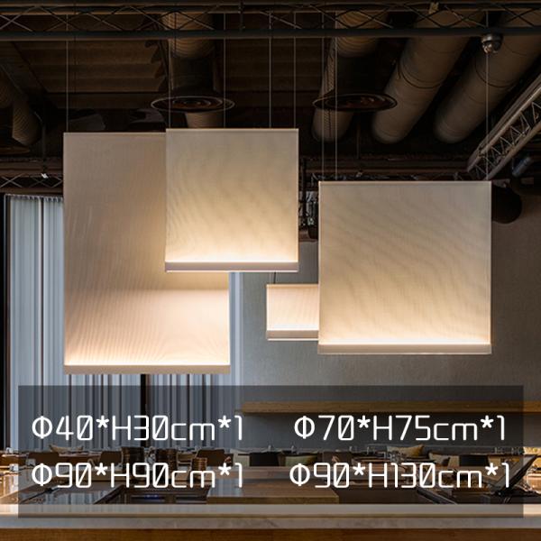 Винтажный искусство ткань Свет Зен чайная комната Гостиница Гостиница Ресторан Подвесная лампа