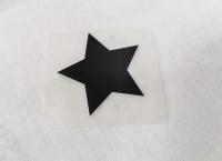 Étiquettes d'impression 3D de vêtements Transfert thermique de silicone avec techniques de gravure