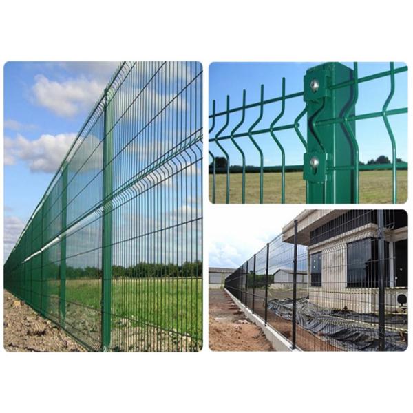 Colored Steel Wire Mesh Security Fence , Garden Mesh Fencing Durable Easy Install
