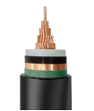 Single Core MV Medium Voltage Power Cable Copper Tape Screened CU/XLPE/CTS/PVC