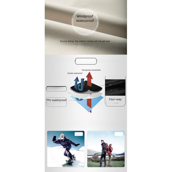 MOODLAB Custom Multi-Pocket Combination Snow Suit Perfect for Cold Weather Activities