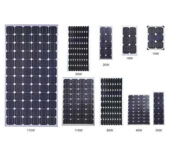 5w-300w Price Per Watt Solar Panels Mono Crystalline Silicon PV Module