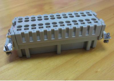 24 Pins Rectangle Male Connector Injection Molding Services , Electronic Injection Molding