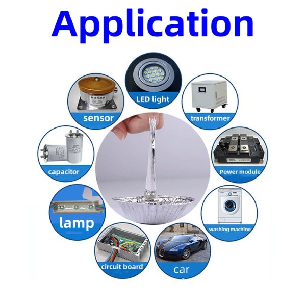Silicone Potting Gel Industrial-Grade Electronic Encapsulation With Emperature Resistance -60-200 C And Long Operation Time