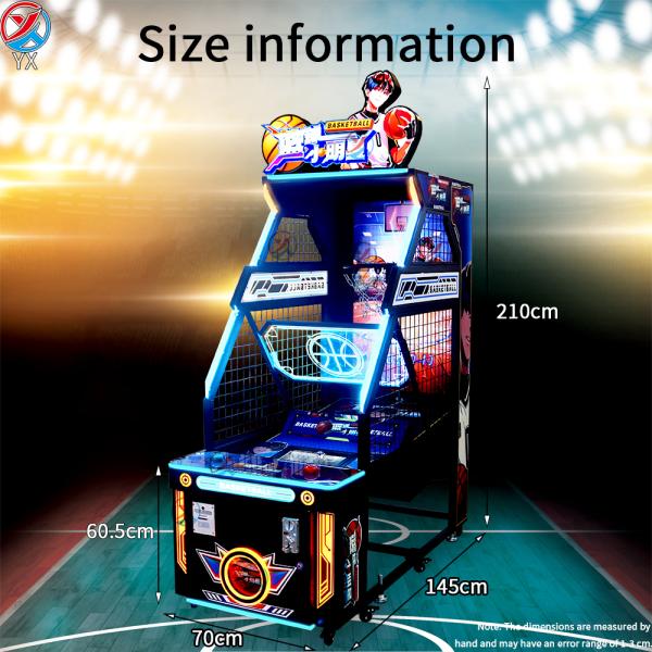 Arcade Coin Operated Amusement Park Facility Basketball Arcade Game Machine