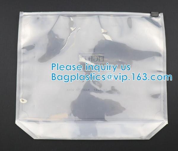 eco-friendly, Slider Hook Hanging Zipper Bag, Slider Zipper PVC Pencil Bags, wig hair packaging bag