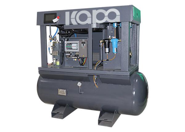 O laser que corta 4 em 1 compressor de ar integrado 15hp do parafuso 11kw montou com tanque do ar e secador do ar
