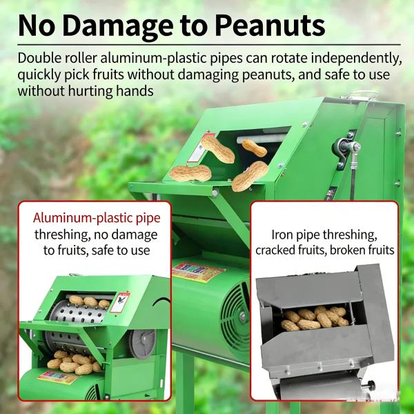Automatic Peanut Picker: Dual-Stage Cleaning High-Strength Iron Construction