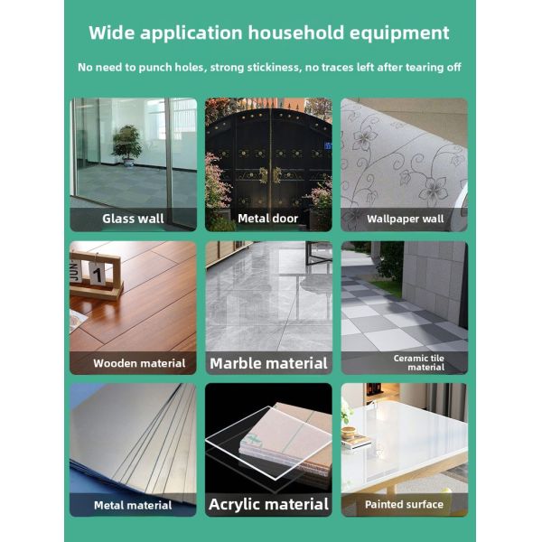 Acrylic Adhesive Removable for Magic Tape No Trace Back Arrow Tape for Photos Nail-Free Hook Artifact for Wide