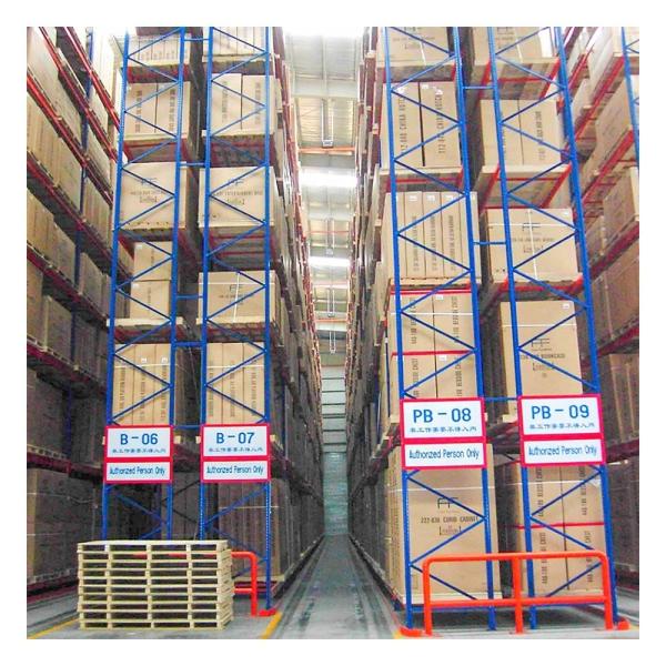 VNA Selective Pallet Rack for High Density Warehouse Storage Height 1500-12000mm