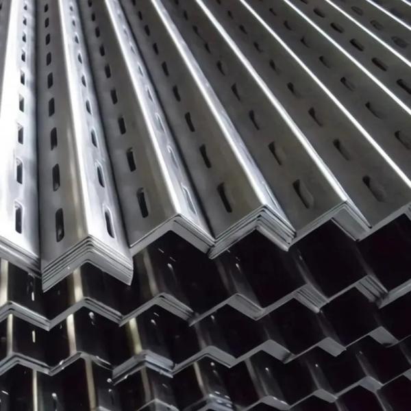 90 Degree Galvanized L Channel Steel Slotted Angle Iron GB9787 Standard Corrosion Proof