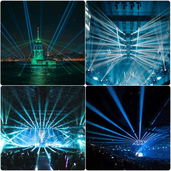 IP66 Laser Moving Head 100W Movinghead Beam Light for Outdoor Use