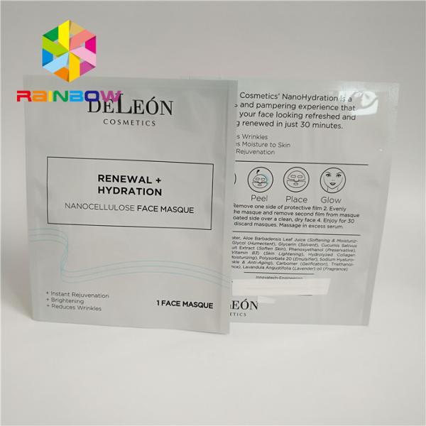 Загерметизированная сторона 3 напечатала Зиплок прокатанную сумками маску глаза алюминиевой фольги лицевую