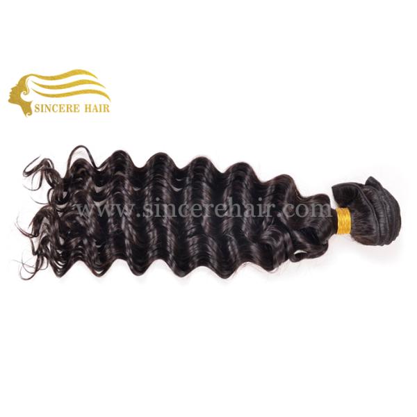 18" CURLY Hair Extensions Weft for Sale, Hot Sale 18 Inch Natural Color Curly Remy Human Hair Weft Extensions for Sale 20