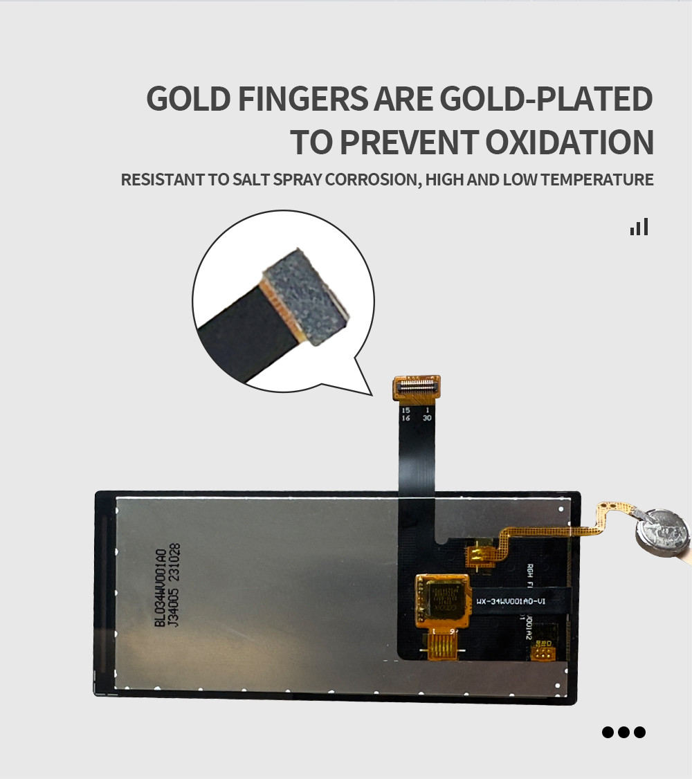 412x960 TFT сенсорный дисплей LCD Дисплей Модель IPS Промышленный экран 3,4 дюйма