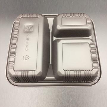 3 Compartment Plastic Packaging Box Food Tray Take Away Salad Food Container Tray Plastic Disposable Food Container