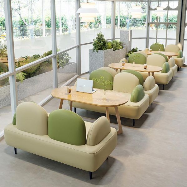 Sofa Seating Booth New Design  Coffee Table Sets With Chair Restaurant Table Chairs Luxury Dining Furniture