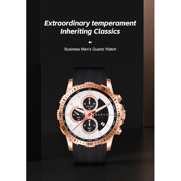 Waterproof Men's Quartz Watch With Luminous Hands | Custom Logo Supported - OEM/ODM