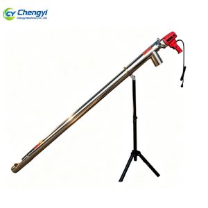 Stainless Steel Grain Conveyor Vertical Screw Feeder Hygienic Transport Equipment