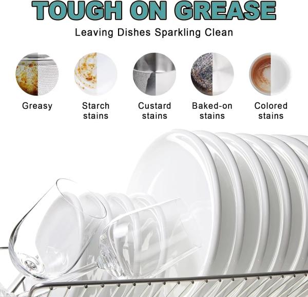 Natural Dish Washing Sheets Fragrance Free Dishwasher Cleaning Sheets