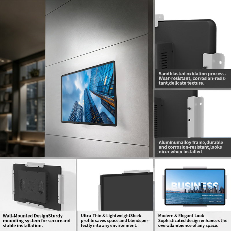 VETO 21.5 27 32 43 49 55 65 Inch Open Frame Touch Screen Monitor Embedded Lcd Advertising Digital Menu Board Display
