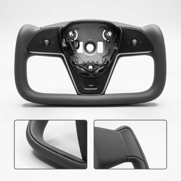 Non Destructive Yoke Steering Wheel 360 Degrees For Tesla